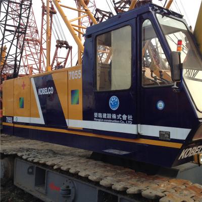 China kobelco used 7055 (55ton )crawler crane, for sale