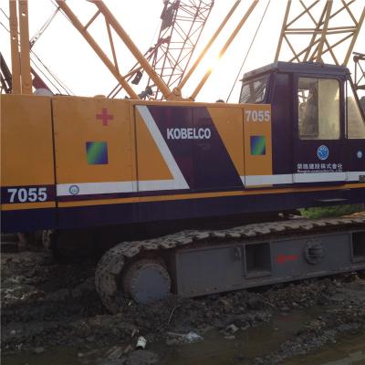 China kobelco 55ton used crawler crane, for sale