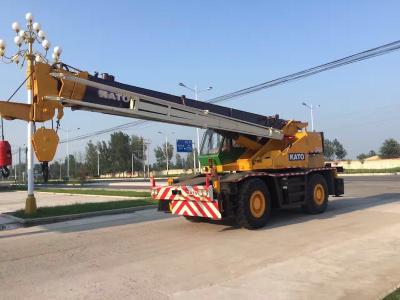 China KR25H used crane original from japan, used kato rough crane 25ton, used rough terrain crane supplier for sale