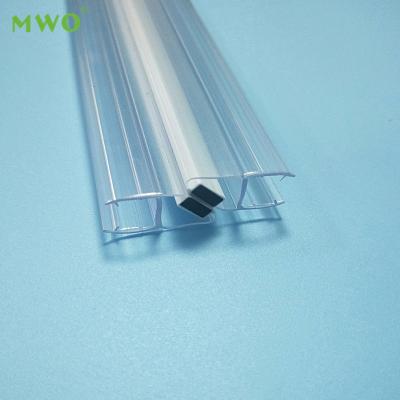 China Modern PVC Shower Door Seal Waterproof Rubber Glass Strip for sale