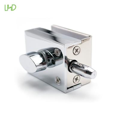 China 2021 Good Quality Modern Sliding Zinc Alloy Glass Door Lock With Magetic for sale