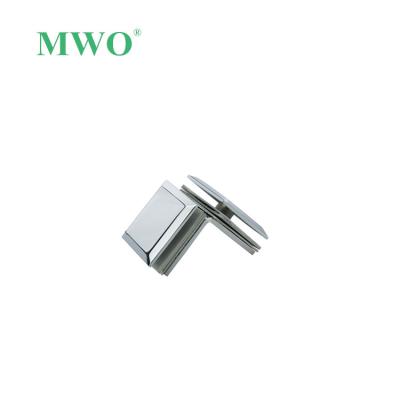 China Glass To Glass Clamp Hypotenuse 90 Degree Glass Mounting Clamp for sale