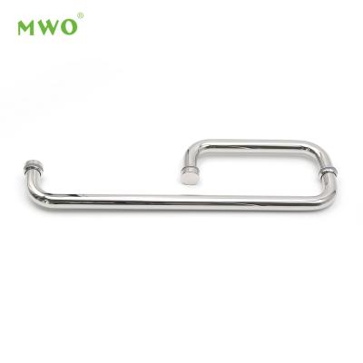 China China Good Modern Polished Glass Door Bathroom Pull Handle for sale