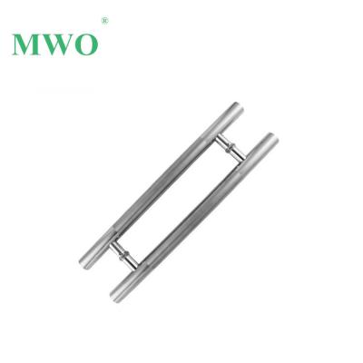 China Hot Selling 201/304 H Stainless Steel Modern Glass Shape Door Pull Handle for sale