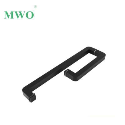 China modern l shape door pull handle for tempered glass for sale