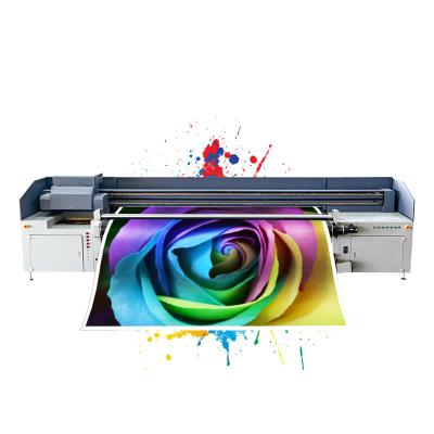 China Hotels NTEK Large Format UV Printer Roll To Roll And Flat Printing Machine For Vinyl for sale