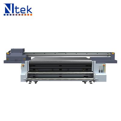 China Building material stores Ntek YC2513R 2513 UV flatbed printer with roll to roll case printing machine tile printer for sale