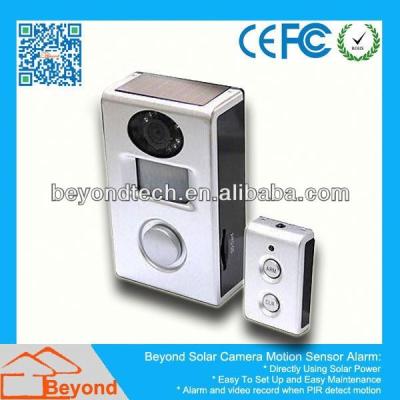 China Shops Gsm Car Alarm With Cameras Motion Sensor Alarm With Video Record And Solar Panel for sale