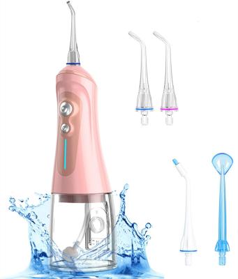 China IPX7 Waterproof Oral Irrigator Water Jet Water Flosser Dental Portable Teeth Flosser for sale