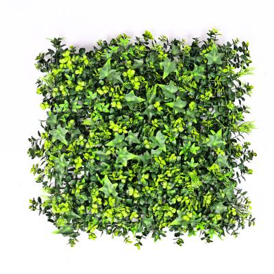 China Wholesale Price Custom Outdoor Panels Grass Fence Grass Wall Plant Artificial Hedge Boxwood Panels 7 Pieces for sale