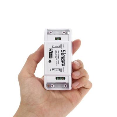 China Basic Wifi Smart Home 90-250V 10A Sonoff Wifi Smart Switch for sale