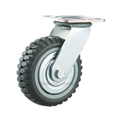 China Heavy Duty 200mm PIVOT 100mm 125mm 150mm PVC Caster Wheel for sale