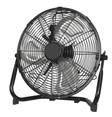 China High Speed ​​14 Inch Commercial Indoor Metal Copper Motor Fan Metal Electric Floor Fan With 3 Speed ​​Setting for sale