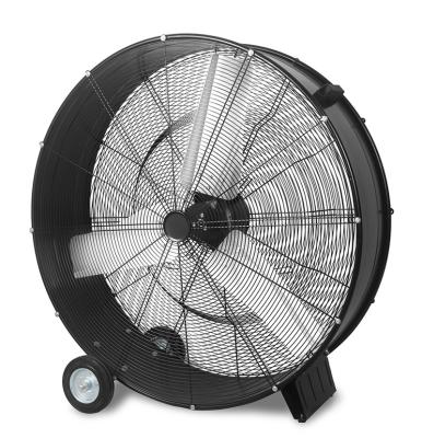 China Large Worshop Powerful Industrial 36 Inch OEM Air Direct Drive Floor Standing Fan Barrel Fan For Workshop Garage Cooling for sale