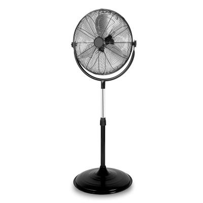 China 18 Inch Saving Performance Height Adjustable Swing Pedestal Floor Fan Metal Fan Wholesale Adjustable Stand Fan Tilting Feature for sale