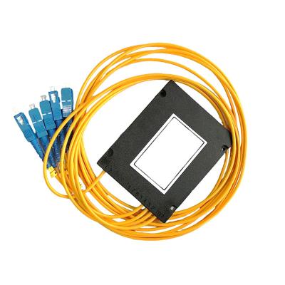 China ABS Box Shaped Splitter 1*2 1*8 1*16 1*32 1*64 Module FTTH 1*4 Ways PLC Splitter ABS PLC Splitter for sale