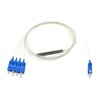 China Mini FTTH Module 1*4 Splitter 1*2 1*8 1*16 1*32 1*64 Ways Fiber Optic PLC Splitter for sale