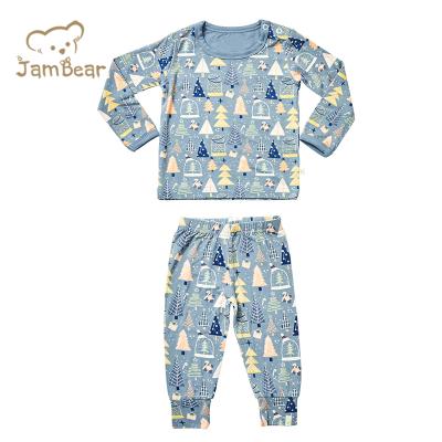 China Baby Jamms Pajamas Infant JamBear Baby Loungewear Kids Bamboo Pajamas Eco-Friendly Breathable Baby Pajamas Bamboo for sale