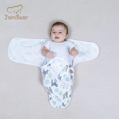 China JamBear Antibacterial Organic Baby Wrap Eco-Friendly Wrap Essentials Baby Wrap Blanket With Adjustable Wrap for sale