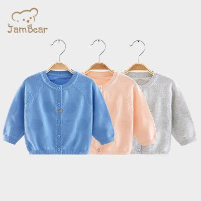 China JamBear Breathable Baby Sweater Cardigan Knitwear Knitted Men and Women's Sweater Factory Customize for sale