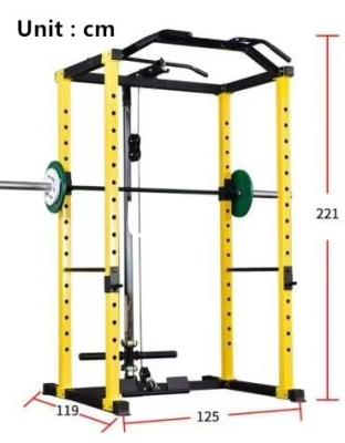 China Feature Professional Home Fitness Gym Equipment Machine Foldable Squat Rack Equipment for sale