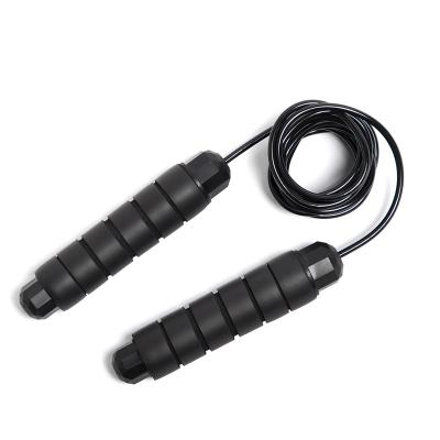 China Custom PP/EVA Handle Manufacturer Fitness Weighted Adjustable Plastic PP Jump Rope With Ball Bearing for sale