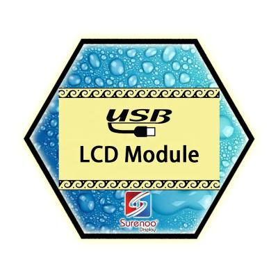 China Surenoo USB 1602/1604/2002/2004/2402/4002/12864 Series LCD Module Series Selection Guide All Size for sale