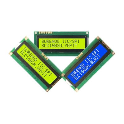 China 80*36MM Serial I2C/IIC or SPI Connect Character 162 16X2 LCM AIP31068 LCD Module Display Screen 1602 With LED Backlight 1602 I2C Display for sale