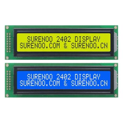 China 118*36MM Character 242 2402 24X2 LCM SPLC7780D LCD Module Display Screen Panel With LED Backlight 118.0*36.0MM 2402 for sale