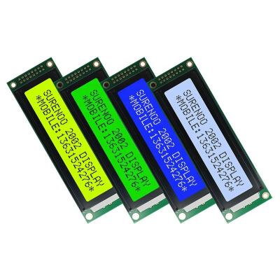 China 116*37MM Character 202 2002 20X2 LCD Module Display Screen Panel LCM With LED Backlight English-Japanese 116*37MM European Russian 2002 for sale