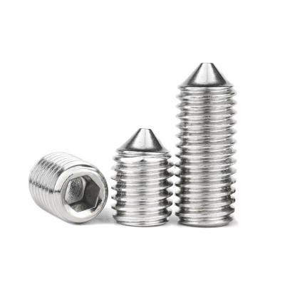 China Pan M2M3M4M5M6M8 High Precision Stainless Steel Hexagon Socket Set Screw for sale