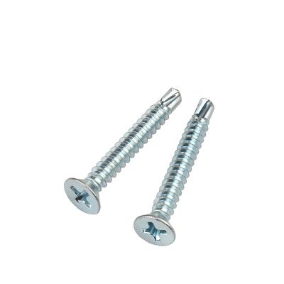 China China factory custom steel self tapping screws cross countersunk self-drilling head screws for sale