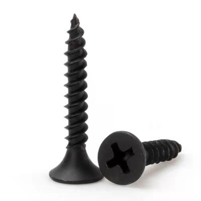 China Phosphated And Galvanized Truss, Factory Price Black Drywall Screws For Chipboard Wood Screw for sale