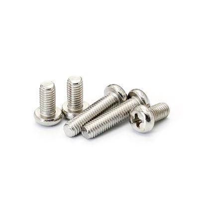 China Pan Machine Screw GB818 Phillips 304 Stainless Steel Pan Head Phillips Screw for sale