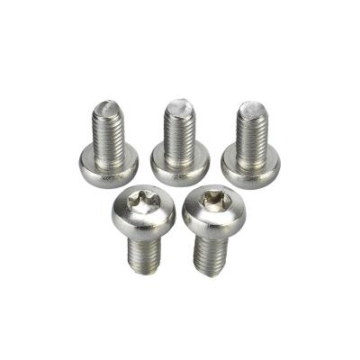 China Around 304 Screw GB2672 M1.4 - M2.5 Small Round Head Stainless Steel Screw Pan Head Plum Blossom Slotted Screw for sale