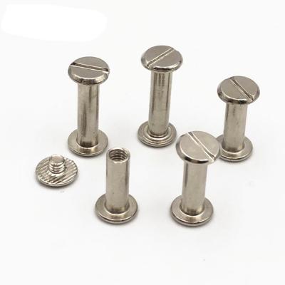 China Customized Leather Boot Factory Price Screw Binding Screws Stainless Steel Binding Screws Chicago for sale