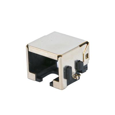 China PCB RJ45 Connector 1 Mount RJ45 Left Female Connector REC Offset 8.6mm for sale