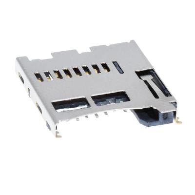 China Micro PCB Connector Micro Push-Push Type TF Card Socket 8P H=1.85mm SD Memory Card SD Card for sale