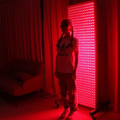 China Skin Rejuvenation Acne Remove Eshine 2022 Adjustable Height Hot Selling Mobile Stand Red Light Therapy Panel Rolled Vertical Stand For Red Light Device for sale