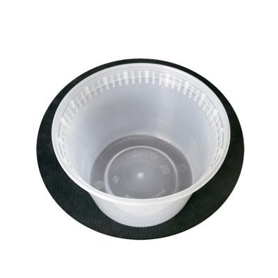 China Restaurant Plastic Microwavable Disposable Soup Packaging Boxes for sale