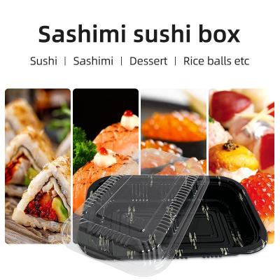 China Traditional Disposable Sushi Delivery Blister Lid Clear Roll Roll Maker China Sushi Box Packaging Luxury Sushi Box for sale