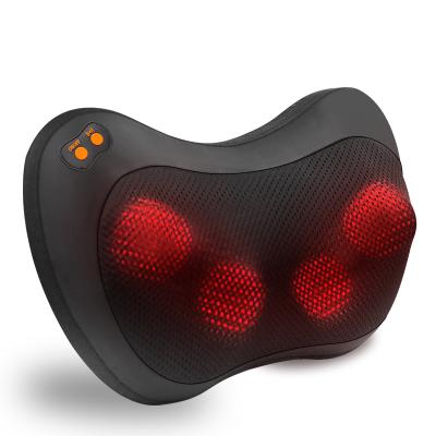 China Body Shoulder Neck Massager Chiropractic Bone Multifunctional Electric Heating Kneading Pillow for sale