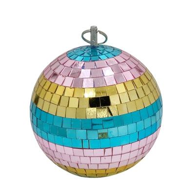 China Large lightweight high quality styrofoam pet disco mirror bauble for bar mall and party decoration for sale