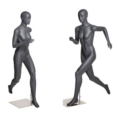 China GWP2 high quality female mannequin woman sports display mannequin running sport mannequin for sale