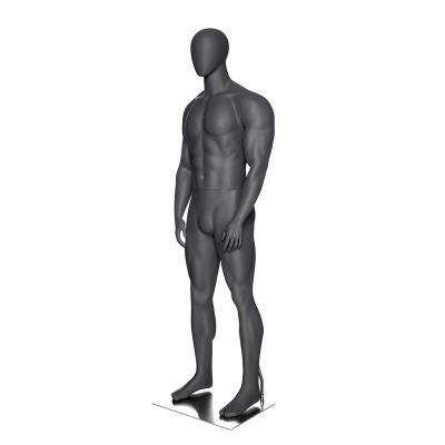 China Made In China Fiberglass Full Body Strong Abstract Head Sports Male Sportswear Display Mannequin for sale