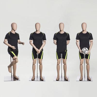 China HM02-G mannequin male full body adjustable mannequin with movable arms male black mannequin for sale