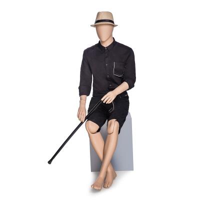 China HM02-G cheap price movable male mannequin full body adjustable mannequin male flexible mannequin for sale