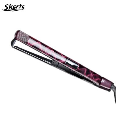 China SKERTS Hotel Customized Best Straightener Hair Styling Tool Hair Salon LED Display Professional Ceramic Coating Hair Straightener for sale