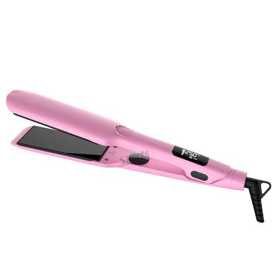 China Hot Selling Car Customize Logo Portable Hair Flat Iron 480F 30s Instant Heating Logo Keratin Treatment Hair Straightener for sale