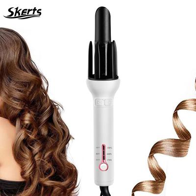 China SKERTS Ceramic Easy Hair Styling Tools Ceramic Automatic Rotating Curling Hair Curler Electric Automatic Rotating Curling Iron Magic Wand for sale